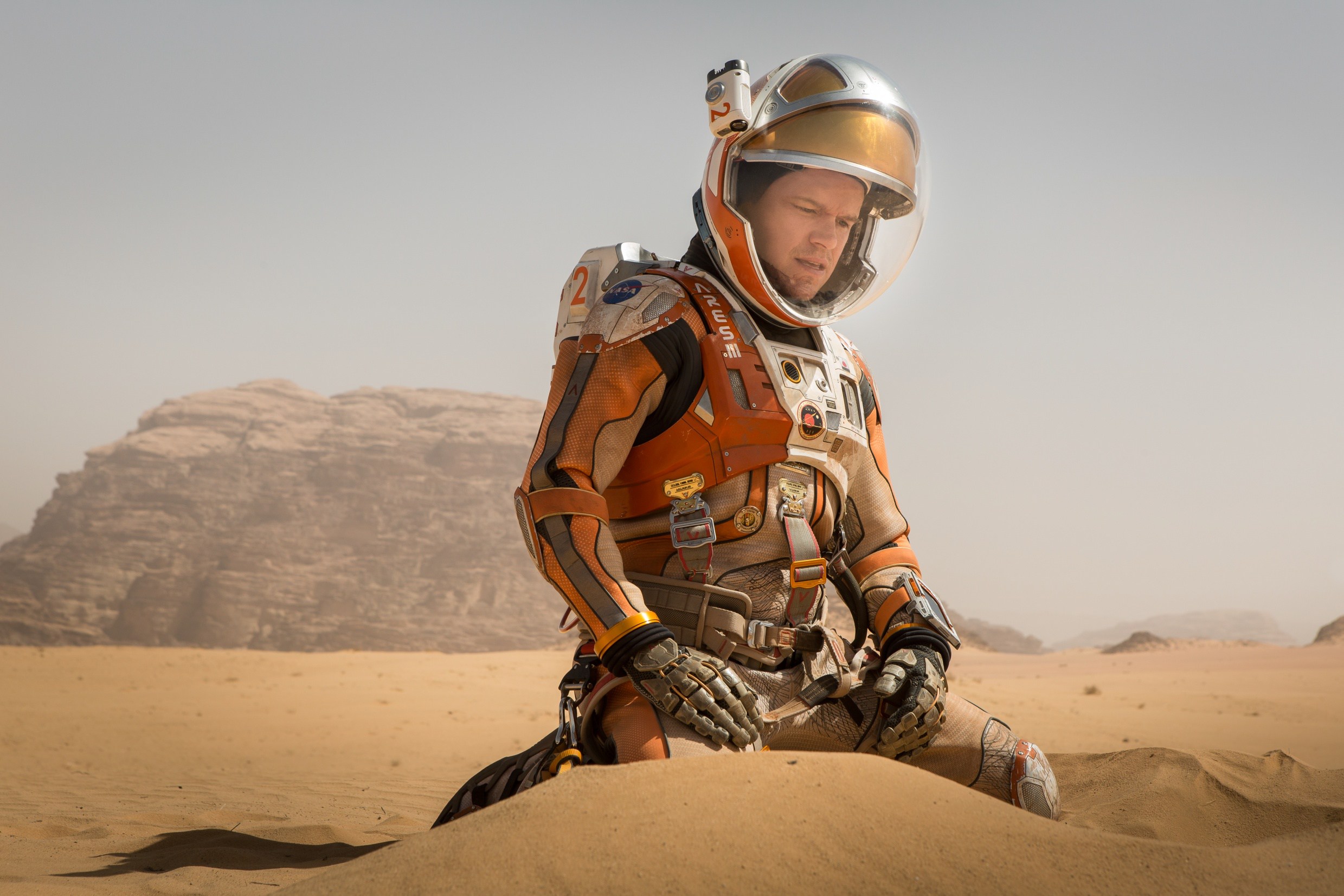 Matt Damon en The Martian.